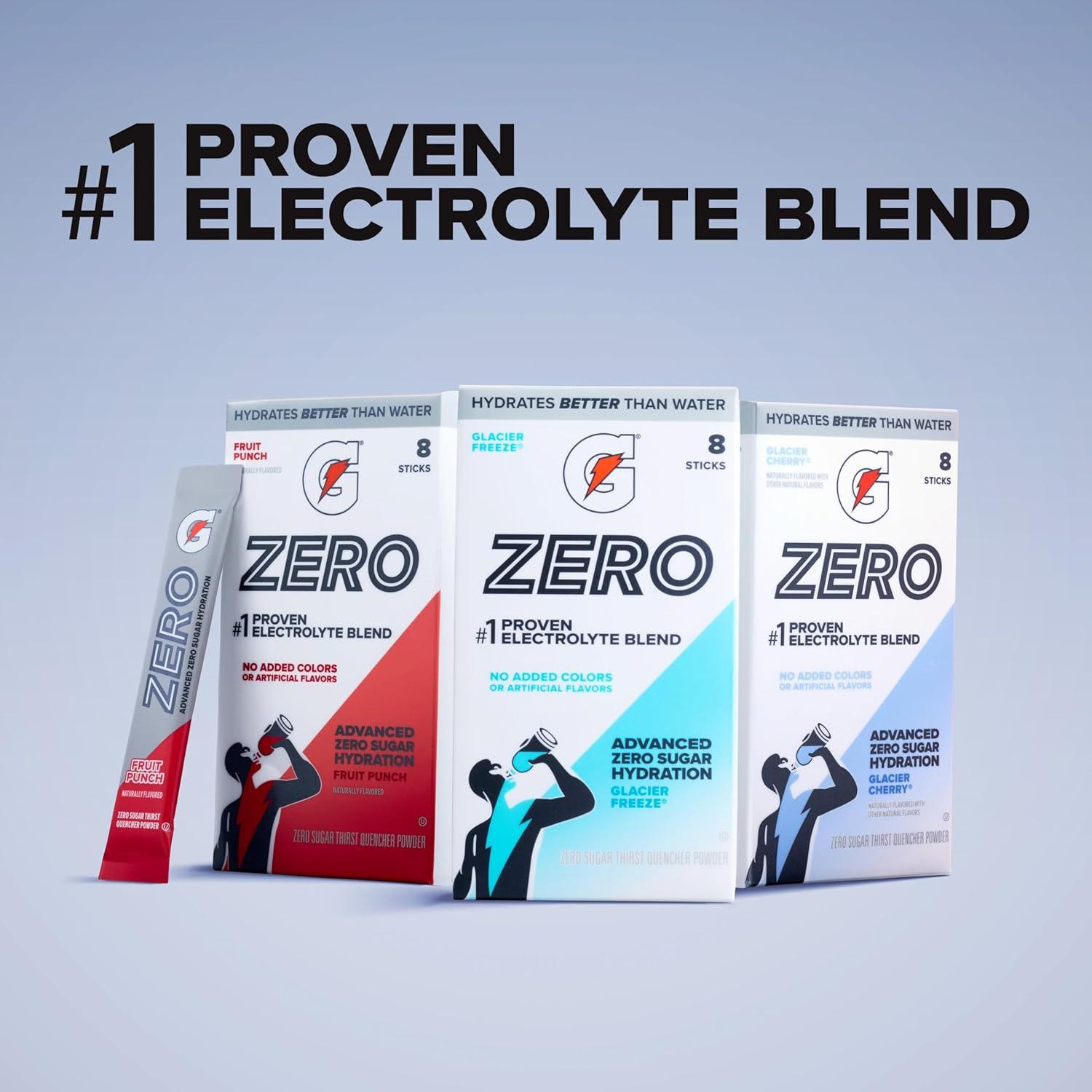 image:imageGatorade G Zero Powder Packets Frost Variety Pack Pack of 32Orange