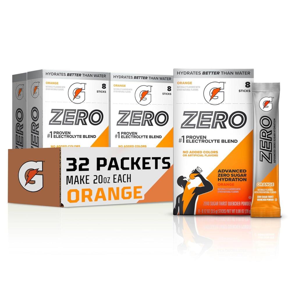 image:imageGatorade G Zero Powder Packets Frost Variety Pack Pack of 32Orange